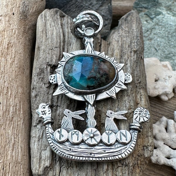 SOLD RESERVED FOR ALEX Hare Viking Ship 