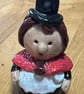Branwen – Handmade Brunette Welsh Lady Ceramic Figurine