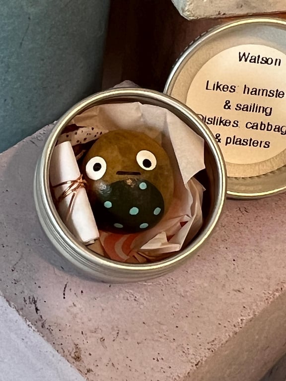 Womzel Worry-Not pocket pebble pals for use as a comfort aid or SEN