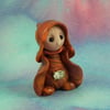 Summer Sale ... Tiny Garden Gnome 'Triss' OOAK Sculpt by Ann Galvin