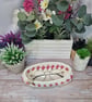 Glasses or trinket basket, hand crocheted  - Image 2