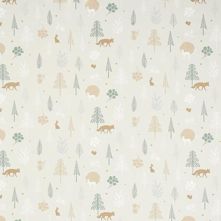 Winter Forest Animals Tablecloth 200 x  135cm wide