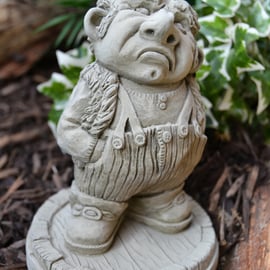 Doug the Brewer Stone Garden Ornament