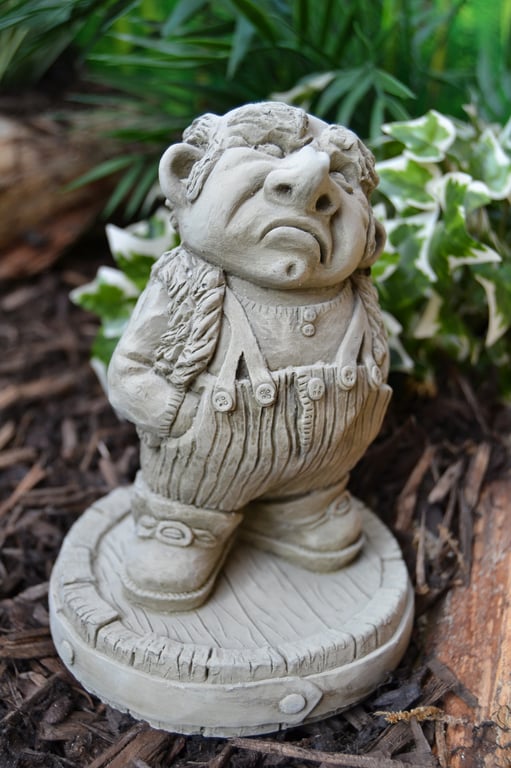 Doug the Brewer Stone Garden Ornament