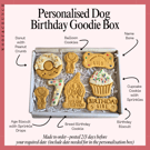 Dog Breed birthday treat box, Homemade grain free puppy biscuits 