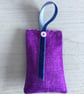Hand Embroidered Lavender Button Lavender Bag - Image 3