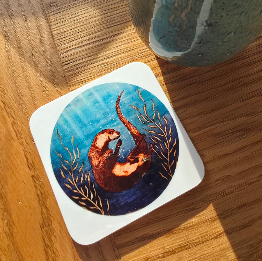 Otter in Kelp Coaster 