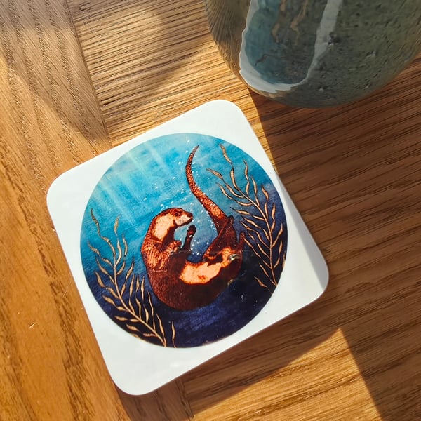 Otter in Kelp Coaster 