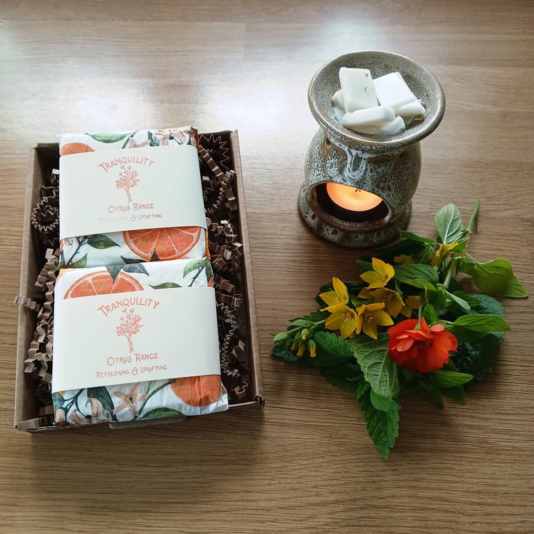 Italian Garden Lemon, Sweet Orange, Basil & Mint Botanical Soy Wax Melts