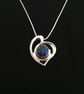 Handcrafted Tri-Coloured Heart Pendant - Image 5