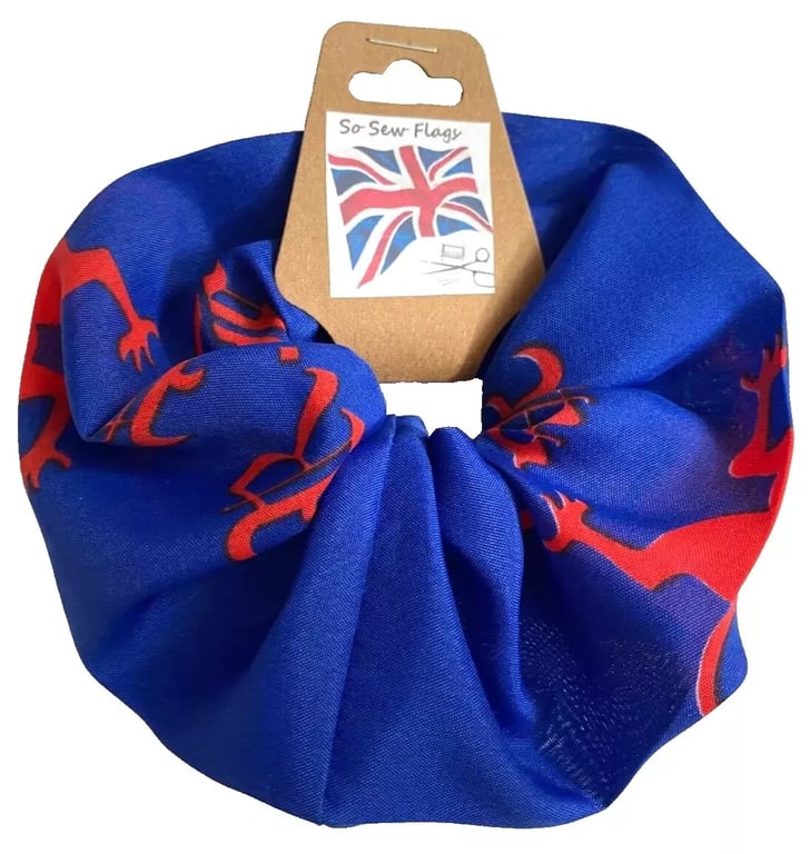 Royal Welch Fusiliers RWF Flag Hair Scrunchie Scrunchies Accessory Band Elastic