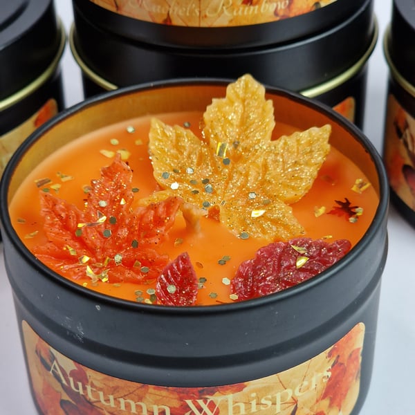 Autumn Whispers - Pumpkin Spice Scented Candle