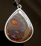 30x25mm Boulder Opal Pendant With Koala Motief 