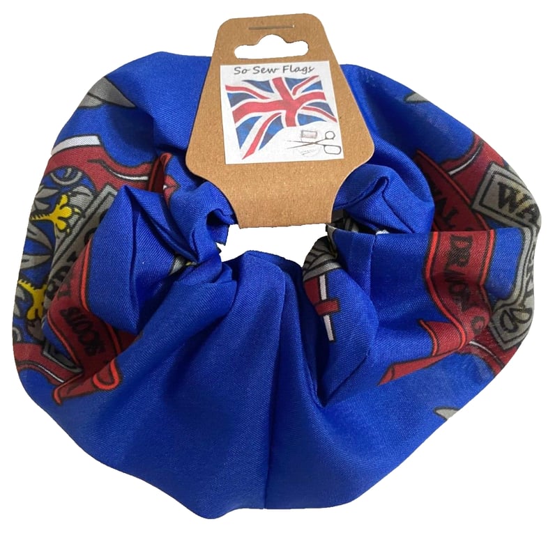 Royal Scots Dragoon Guards Flag Hair Scrunchie Scrunchies Accessory Band Elastic