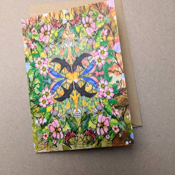  When Spring Comes A6 Illustrated Blank Greeting Card