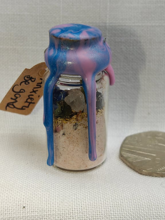 Mini spell Jar: Anxiety be gone
