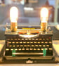 Up-Cycled Vintage typewriter table Lamp