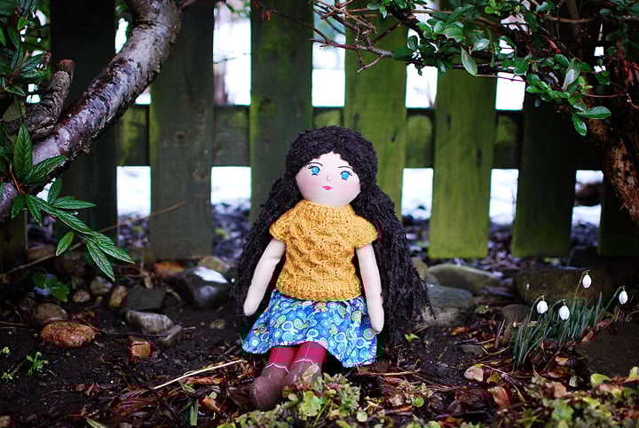 Handmade heirloom doll Cloth doll Rag doll N Folksy