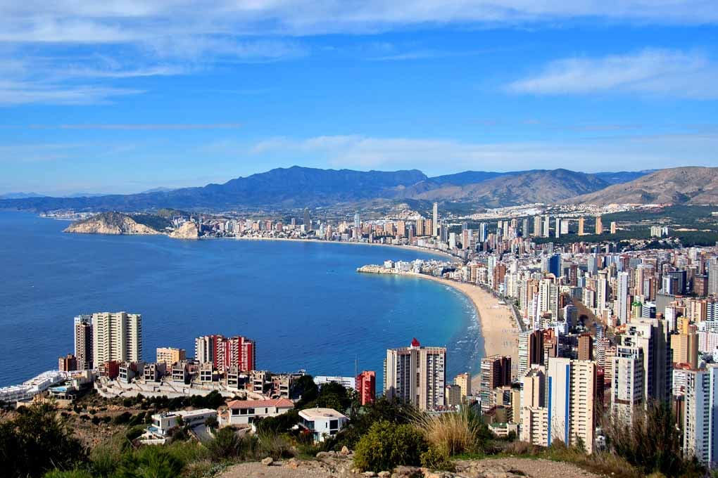 Benidorm Skyline Cityscape Costa Blanca Spain Photograph Print