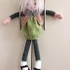 knitted rag doll -Constance