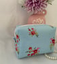 Boxy Cosmetic Bag, Square Zipped Purse, Travel Pouch, Make up Bag - Image 7