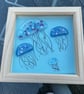Glass jelly fish picture