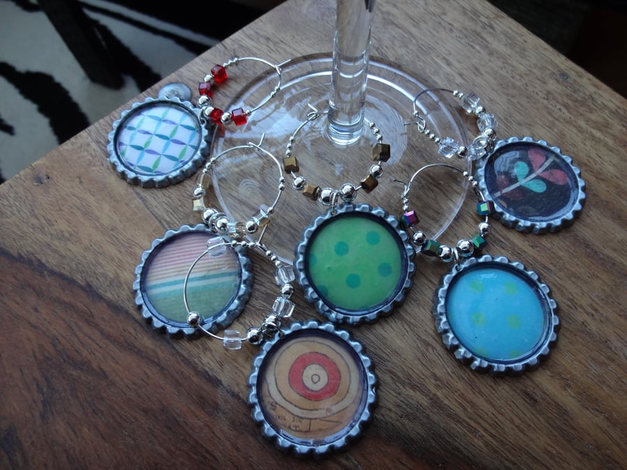 Wine Glass Charms  (free UK postage)