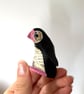 Pink Paper Puffins, Set of 2, handmade nature inspired seabird art gifts  - Image 4