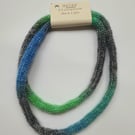 Stripey loop necklace