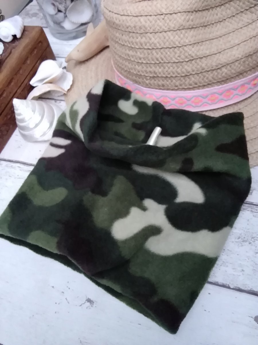 Dog Snood Camouflage Medium large