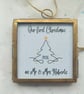 First Christmas for Newlyweds Miniature Framed Prints - Image 3