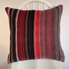 Walk 3: Hand woven square shaped cushion, hand crafted using British wool