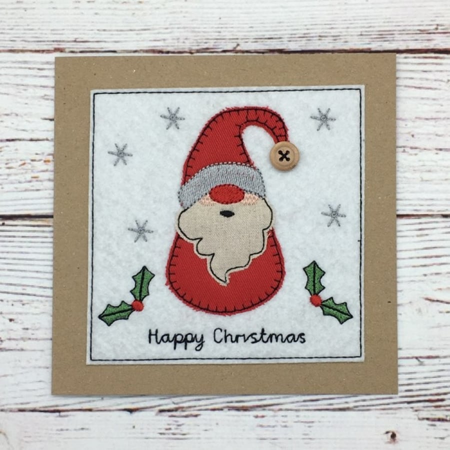 Christmas Gnome Card, Jolly Gnome, Funny Christmas Gnome, Festive Gnome Cards