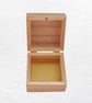 Flowers: Decorated Wooden Ring Trinket Box 7cm & Hanging Heart - Image 5
