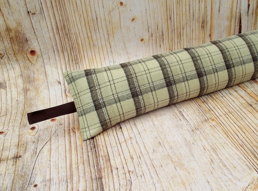 Draught Excluder Ashley Wilde check fabric heavy weight 1.9kg