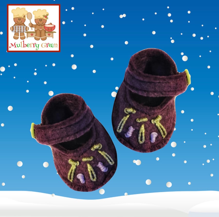 Blackberry Mary Jane Shoes