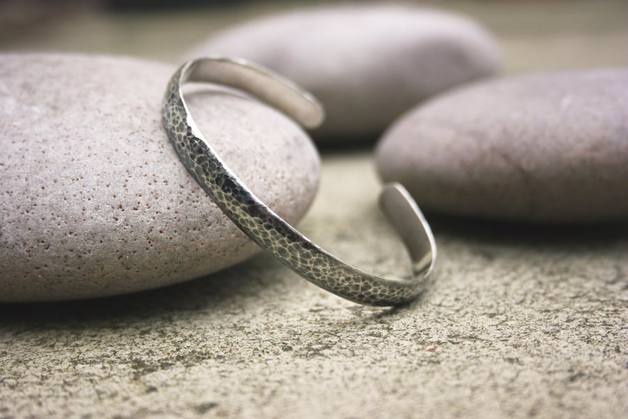 Men's Meteorite Cuff Bangle