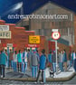 Blackburn. Framed & Unframed Fine Art Print. Retro Rovers Football Club FC Gift - Image 2