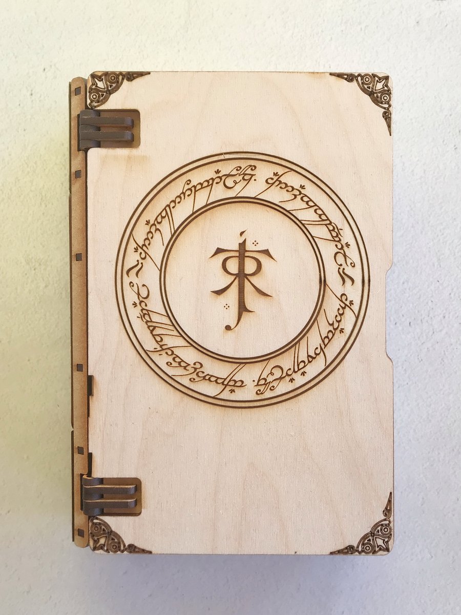 Lord of the Rings - One Ring to Rule Them - Tolkien Book Box. Unusual Keepsake. 