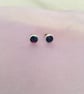 Pretty Round Tri-coloured Earstuds - Image 4