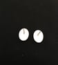 Pretty Oval Off-Set Studs - Image 7