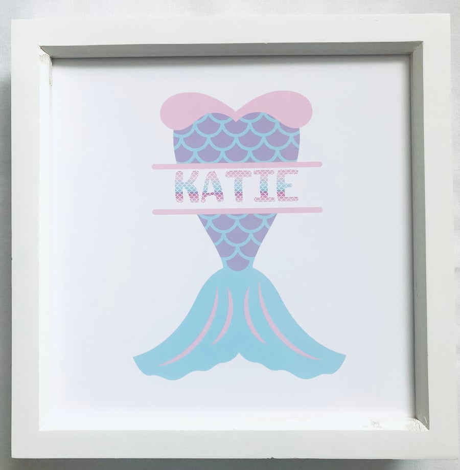 Personalised Mermaid Picture