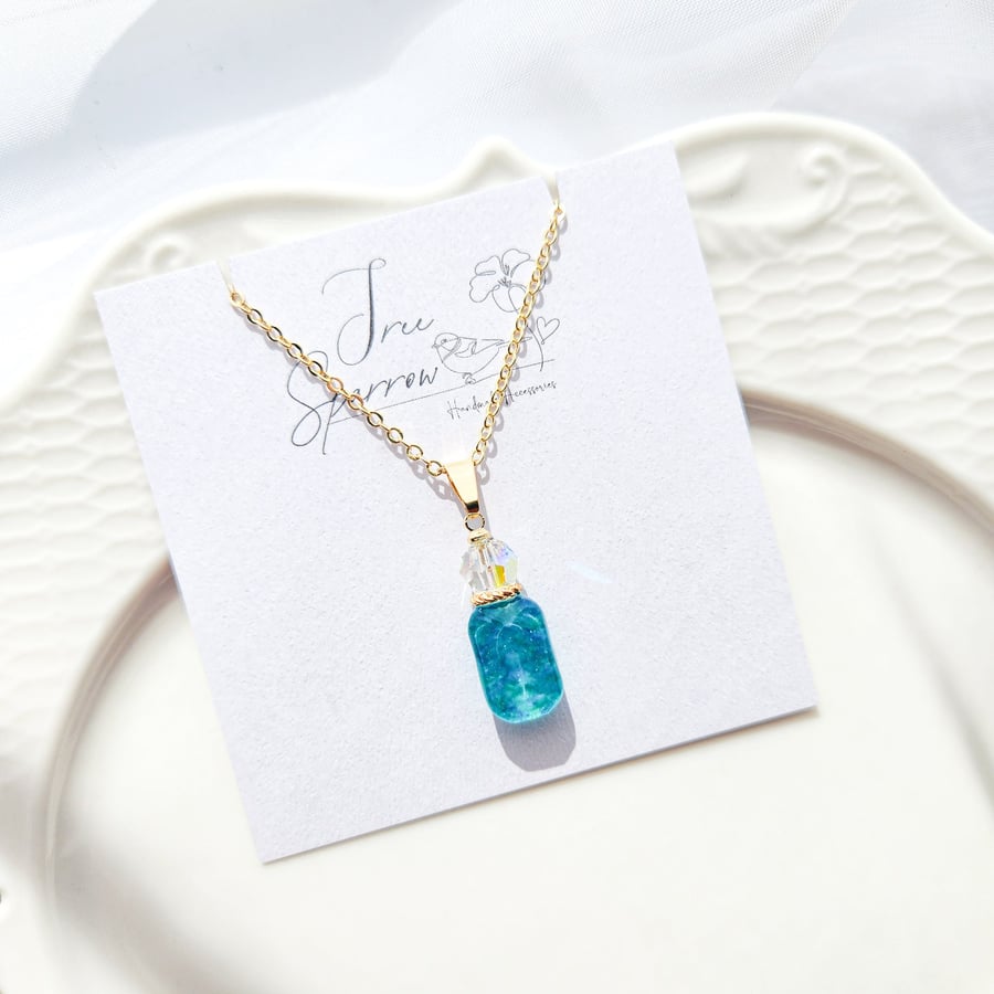 Perfume Bottle Necklace