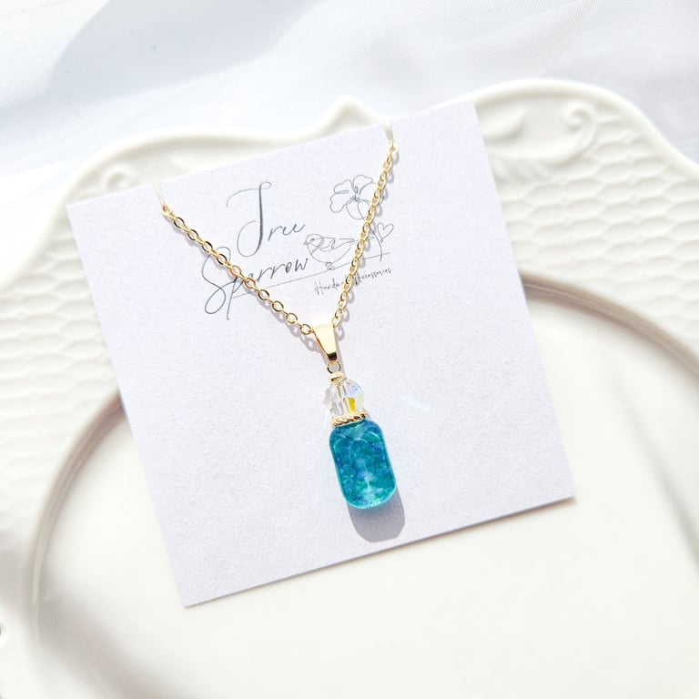 Perfume Bottle Necklace