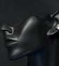 Chunky Sterling Silver ear cuff "Circles5" - Image 3