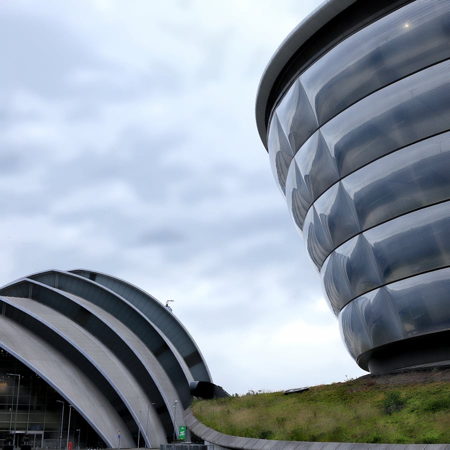Glasgow Hydro & Armadillo detail.
