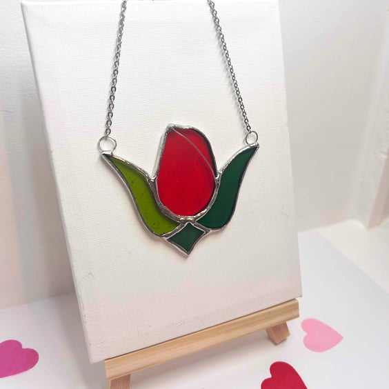 Perfectly Imperfect Boxed Rose sun catcher