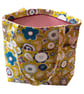 Mustard Gold Flower Design Tote Bag - Image 2