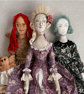 MOLLY simple cloth art doll pattern and tutorial with button joints - Image 1