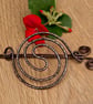 Antique copper Hair bun holder ,Hair bun slide,hair bun barrette, - Image 5